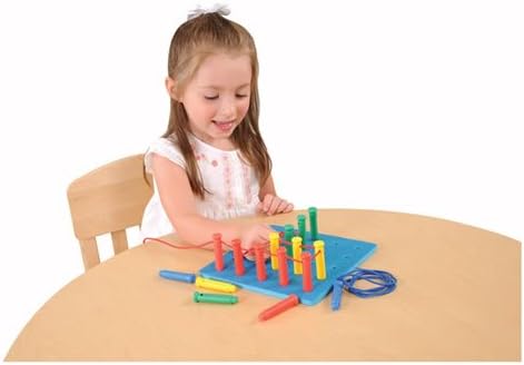 Stringing Pegs and Pegboard Classroom Set