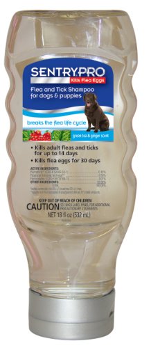 Sentry Pro Flea and Tick Dog Shampoo - 18-Fluid Ounce