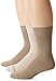 Gold Toe Boys Wide Rib Dress Crew Socks, 3-Pairs, Khaki/Stone/Khaki, Youth Large