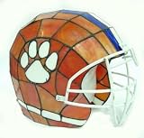 Clemson Tigers Glass Helmet Lamp