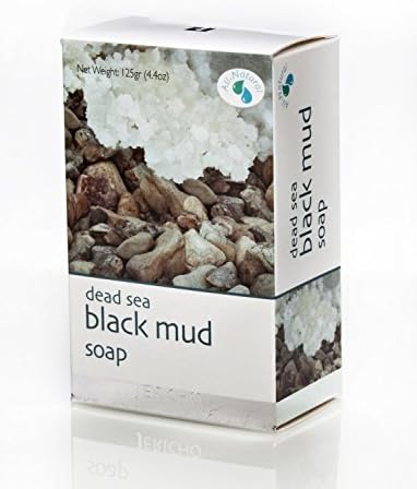 Jericho Cosmetics Black Mud Soap 4.4 oz (10 Pack) Great for Dry and Oily Skin, Eczema, Psoriasis, Acne