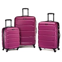 Samsonite Omni PC 3 Piece Set Spinner 20 24 28, Radiant Pink, One Size
