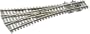 Peco HO Scale Code 100 Electrofrog 3-Way Turnout