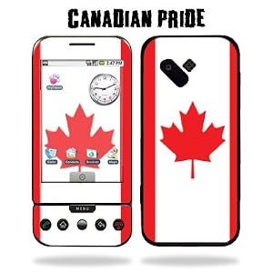 HTC G1 Google Phone Protective Vinyl Skin T-Mobile flag - Canadian Pride