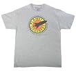 Futurama Planet Express Emblem Logo Ash T-shirt