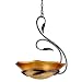 Kichler Lighting 42206CZ Fabius 3-Light Inverted Pendant, Carre Bronze with Umber Piastra Glass