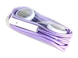 Earphone Headphones with Remote Mic for iPhone 5 4 4S iPod iPad Purple