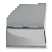 Polished and Satin Aluminum Business Card Case