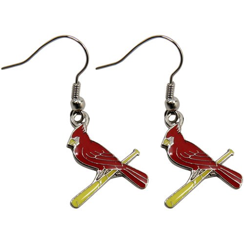 St Louis Cardinals - MLB Team Logo Dangler Earrings