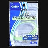 ゴーセン(GOSEN) ソルトウォーターテーパーショックリーダー ナチュラル 20lb~40lb GL-100N