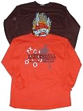 Boys' Long Sleeve T-shirt with Basketball Screenprint