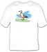 T-shirt with polysticta, stelleri, siberian, duck, birds, eider, siberia, bird