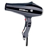 Hairkop Super Ionic (Obliphica) Professional Blowdryer with Anti Frizz Technology & Negative Ions Includes 2 Interchangable Nozzles