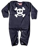 Black Jolly Roger Romper (6-12m)