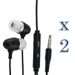 2 Pack Black 3.5mm Stereo Headset wit...
