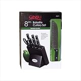 Ginsu 04872 8 Piece Bakelite Traditional Knife and Block Set