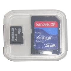 SanDisk 2GB microSDカード SDアダプタ付 バルク品