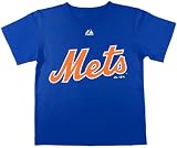MLB New York Mets David Wright #5 Toddler Player Name And Number Tee By Majestic (DEEP ROYAL, 4T)