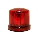 Fortune PL-300RJ-RCS03 Battery Powered Ultra Bright LED Remote Control Police Beacon, Frequency 3, 6" Diameter x 5" Height, Red