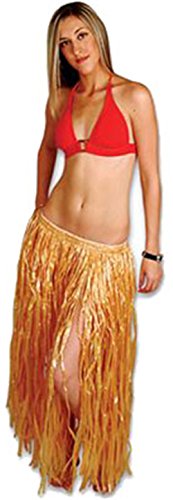 New Hawaiian Luau Brown Natural Grass Hula Skirt Dress