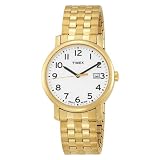 Timex Men's T2M656 Gold-Tone Analog Expansion Band Stainless Steel Bracelet Watch