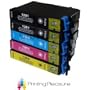 5 x Stylus SX235W High Quality Compatible Printer Ink Cartridges - B/C/M/Y 1 full set plus 1 extra Black T1285 - (Also compatible with S22, SX125, SX130, SX420W, SX425W, SX435W, SX445W 2 black, 1 cyan, 1 magenta, 1 yellow, cartuchos de tinta