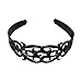 1.5 Inch Hard Headband Swirl Design with Teeth Hair Band