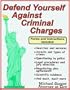 Defend Yourself Against Criminal Charges (Self-Help Law Kit With Forms)