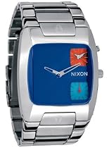 Nixon Men's Banks Analog Watch in Purple / Blue / Red(A060-719)