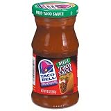 Taco Bell Taco Sauce, Mild, 8.0-Ounce Glass Jars (Pack of 12)