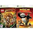 2 Xbox 360 Games: Lego Indiana Jones + Kung Fu Panda