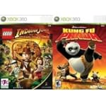 2 Xbox 360 Games: Lego Indiana Jones + Kung Fu Panda