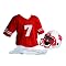 Franklin Wisconsin Helmet/ Pads/ Uniform Set