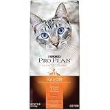 Purina Pro Plan Dry Cat Food, Savor, Adult Chicken and Rice Formula, 16-Pound Bag, Pack of 1
