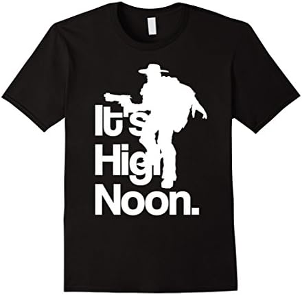 Men's It's high noon T-shirt XL Black