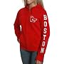 Boston Red Sox Ladies Red Charmed Full Zip Hoody Sweatshirt