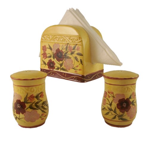3pc Set Salt & Garden Decor
