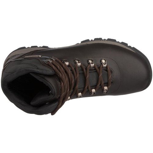 Hi-Tec Vlite Altitude Ultra Luxe Waterproof WPi Hiking, Chaussures randonnée homme - Chocolat - Cuir pleine fleur, 43 EU