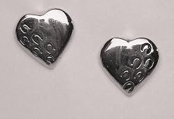 Hoofprints on Your Heart Post Earrings