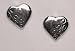 Hoofprints on Your Heart Post Earrings