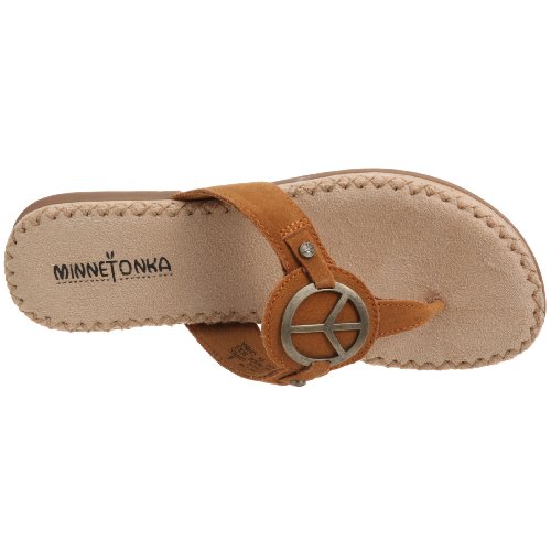 [ミネトンカ] MINNETONKA Thong W/Peace Sing