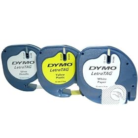 Dymo Letratag Starter Kit x3 Tapes