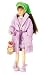 Olivia Hope in Nightgown, Purple Robe & Slippers