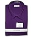Men's Solid PURPLE INDIGO Color Dress Shirt w/ Convertible Cuffs