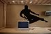 Vinyl Wall Art Decal Sticker Karate Flying Kick Martial Arts #225