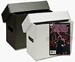 BCW Short Comic Book Storage Box - Plastic Corrugated Materials - White or Black - Comic Book Collecting Supplies (Great for All Type of Comics)