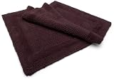 Pinzon Luxury Reversible 30-inch by 50-inch Bath Rug, Aubergine