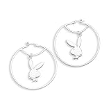 Bunny Hoop Earrings