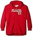 NHL Plus Size Women's Full Zip Hoodie with Distress Word Mark