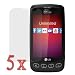 GTMax 5pcs Clear LCD Screen Protector for LG Virgin Mobile Optimus V VM670